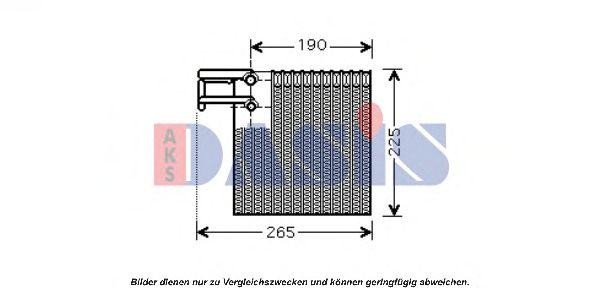 Испаритель, кондиционер 820265N AKS DASIS