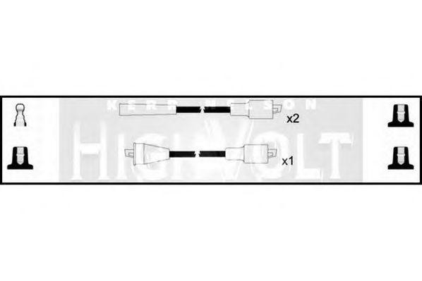 Ккомплект проводов зажигания OEF256 STANDARD
