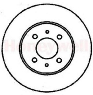 Тормозной диск 561468B BENDIX JURID