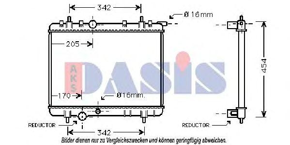 Испаритель, кондиционер 820099N AKS DASIS