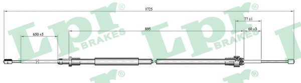 Приводной вал DS13043 LPR