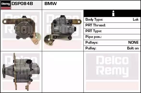 Гидравлический насос, рулевое управление DSP084B DELCO REMY