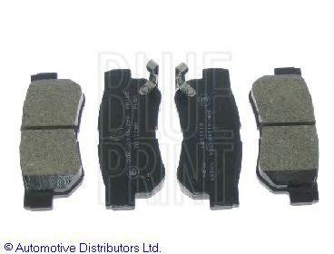 Комплект тормозных колодок, диско ADG04249 BLUE PRINT
