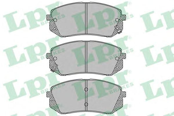 Колодки тормозные дисковые 05P1415 LPR