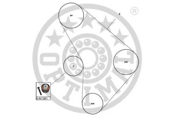 Комплект ремня ГРМ SK-1049 OPTIMAL