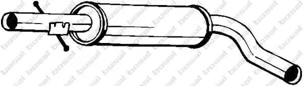 Средний глушитель выхлопных газов 105-109 BOSAL