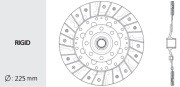 Диск сцепления HD77 VALEO PHC
