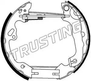 Комплект тормозных колодок 6297 TRUSTING