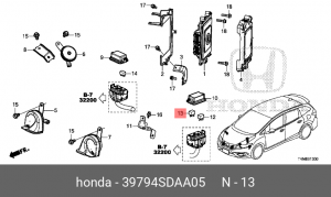 Реле 39794SDAA05 HONDA