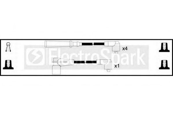 Ккомплект проводов зажигания OEK527 STANDARD