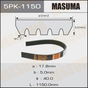 Ремень приводной 5PK-1150 MASUMA
