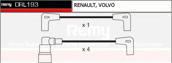 Ккомплект проводов зажигания DRL193 DELCO REMY