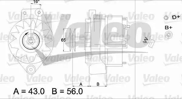 Генератор 436400 VALEO PHC