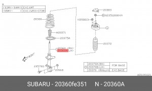 Деталь 20360FE351 SUBARU