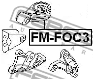 Подушка двигателя FM-FOC3 FEBEST
