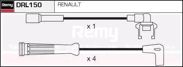 Ккомплект проводов зажигания DRL150 DELCO REMY