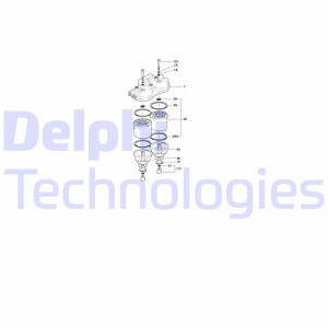 Топливный фильтр 5848B130 DELPHI