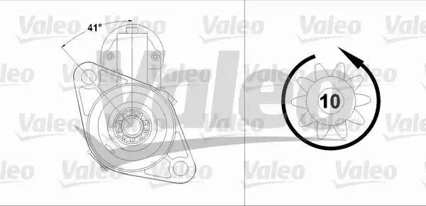 Стартер 458215 VALEO PHC