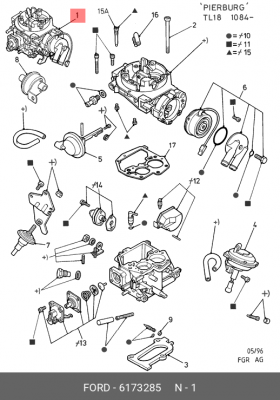 Карбюратор 6 173 285 FORD