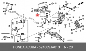 Рычаг подвески 52400SJA013 HONDA