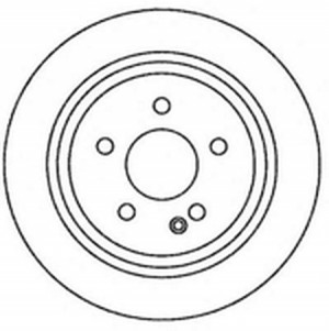 Тормозной диск 562263B BENDIX JURID