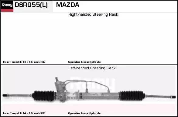 Рулевой механизм DSR055L DELCO REMY