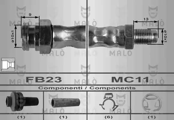Тормозной шланг 8572 MALO