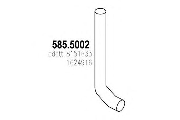 Выпускной трубопровод 5855002 ASSO