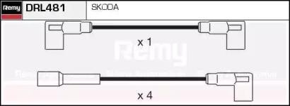 Ккомплект проводов зажигания DRL481 DELCO REMY
