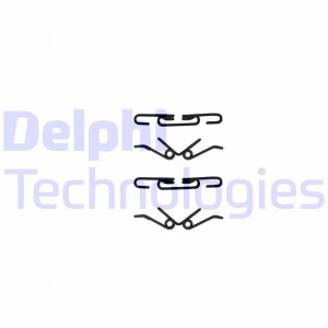 Комплектующие, колодки дискового тормоза LX0315 DELPHI