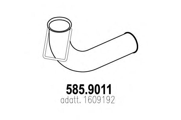 Выпускной трубопровод 5859011 ASSO