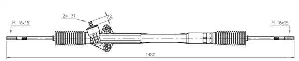 Рулевой механизм DSR221L DELCO REMY