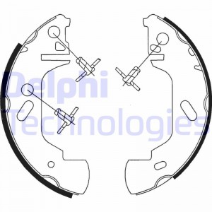 Комплект тормозных колодок LS1701 DELPHI