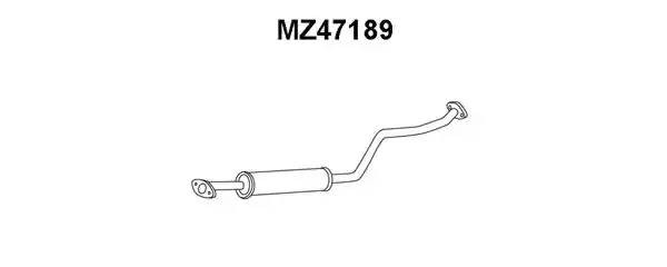 Предглушитель выхлопных газов MZ47189 VENEPORTE
