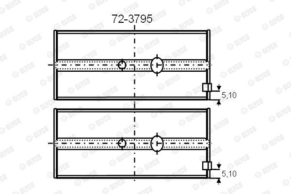 Подшипник 72-3795 GLYCO