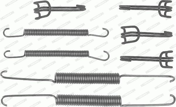 Комплектующие, тормозная колодка FBA13 FERODO