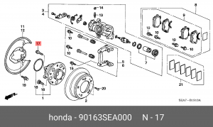 Деталь 90163SEA000 HONDA