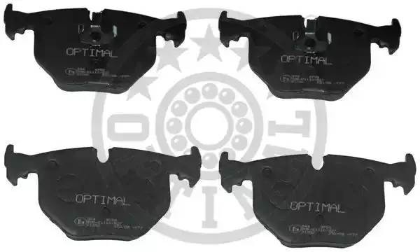 Комплект тормозных колодок, диско 9755 OPTIMAL