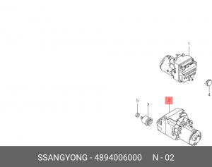 Гидроагрегат, тормозная система 4894006000 SSANG YONG