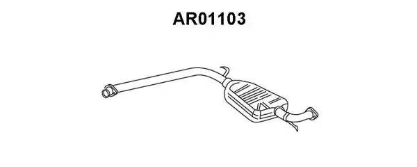 Предглушитель выхлопных газов AR01103 VENEPORTE