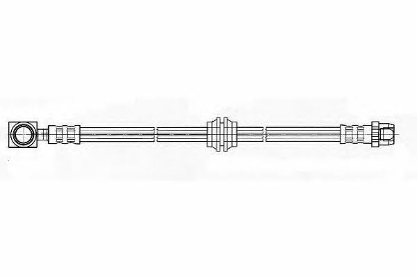 Тормозной шланг FHY2478 FERODO