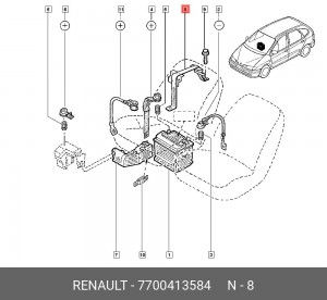 Деталь 7700413584 RENAULT