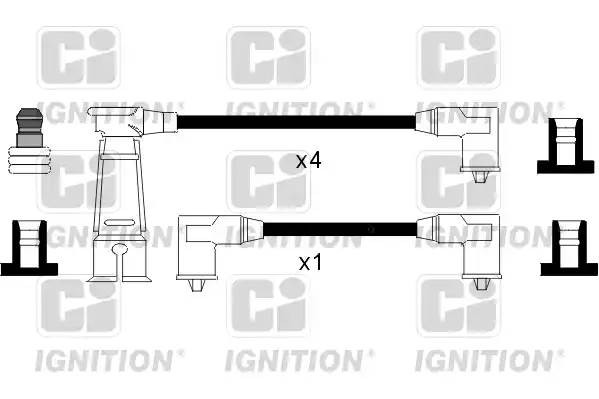 Ккомплект проводов зажигания XC970 QUINTON HAZELL