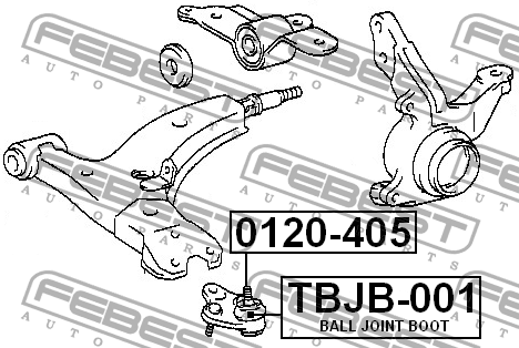 Опора шаровая подвески TBJB-001 FEBEST