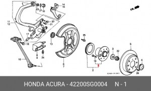 Деталь 42200SG0004 HONDA