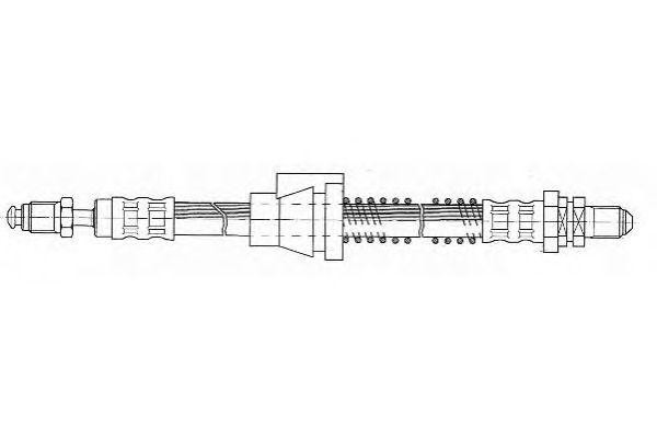 Тормозной шланг FHY2288 FERODO
