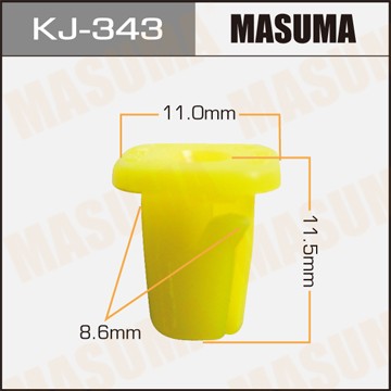 Клипса крепежная KJ343 MASUMA