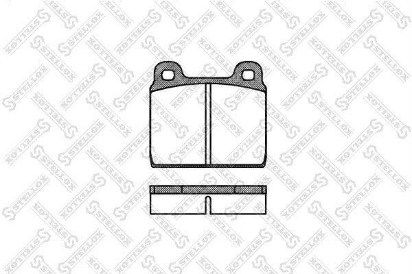 Колодки тормозные дисковые 013-020-SX STELLOX
