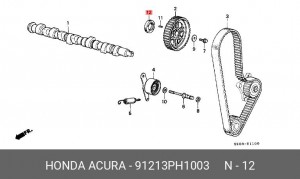 Уплотняющее кольцо, распределительный вал 91213PH1003 HONDA