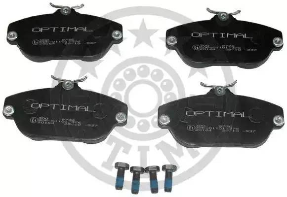 Комплект тормозных колодок, диско 9736 OPTIMAL